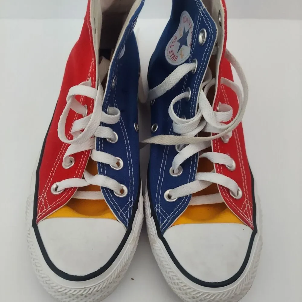 Converse Chuck Taylor Color Block Hi Top Sneakers Women's 7 Men's 5